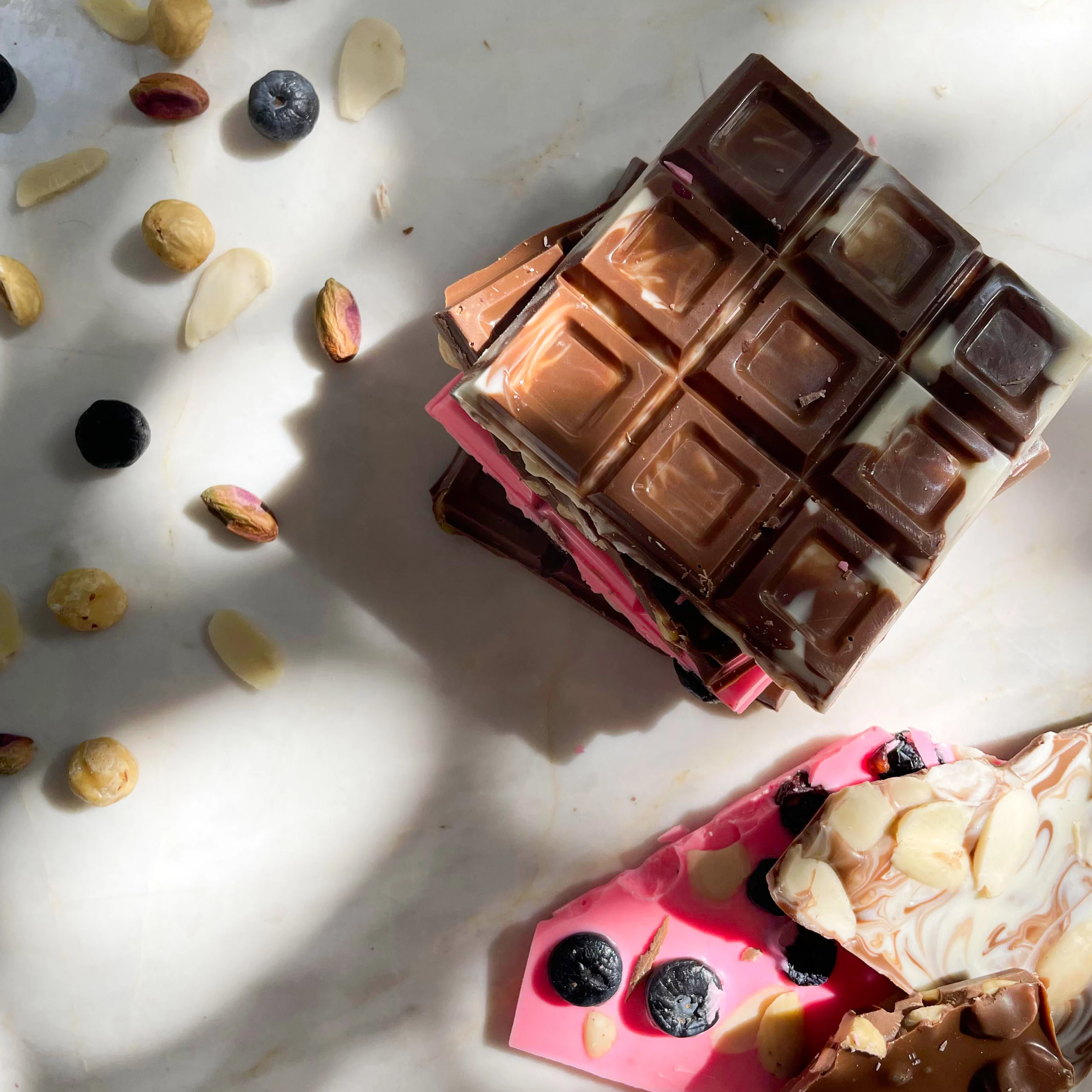 شکلات تخته ای دست ساز